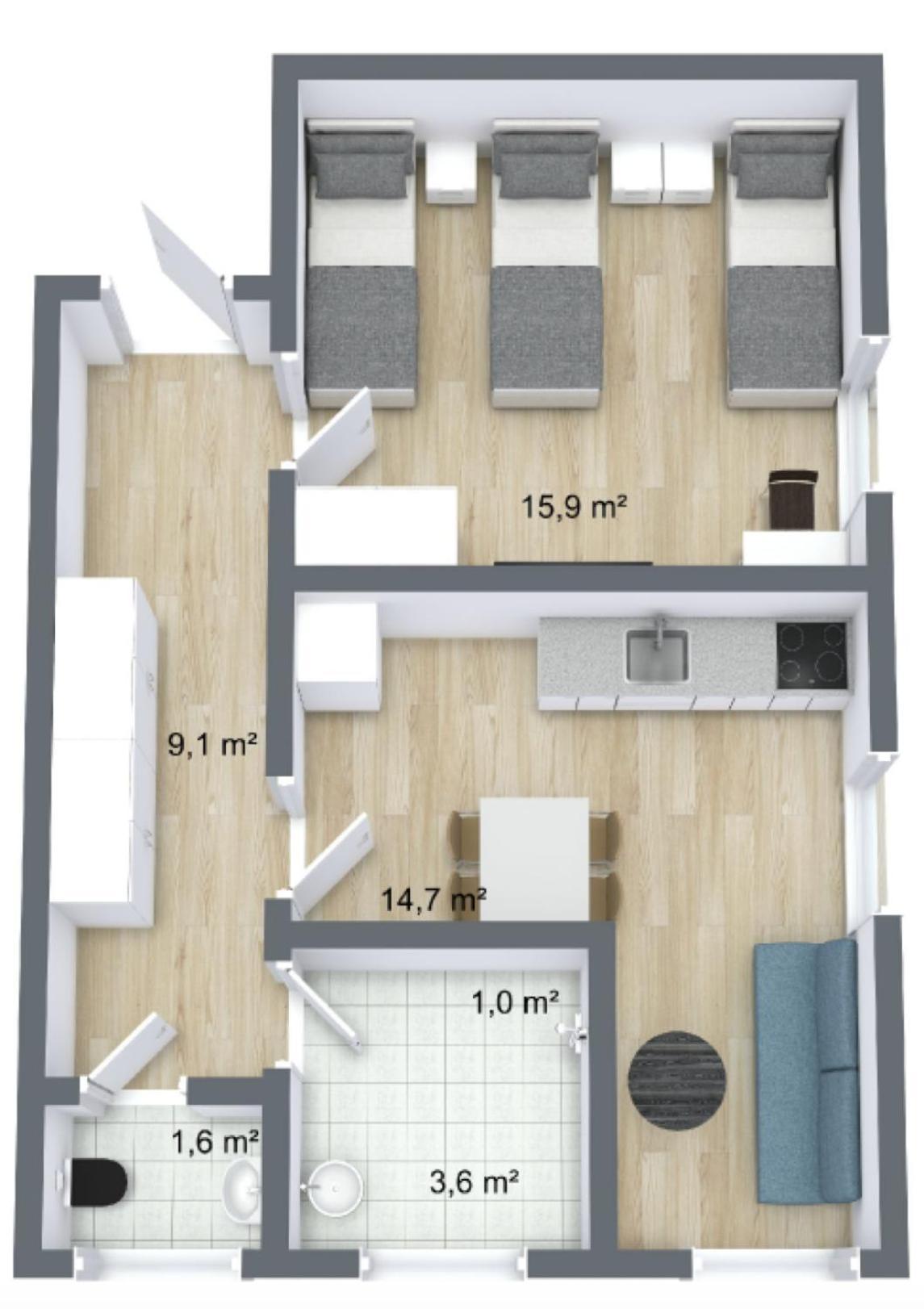 Wuerzburg Altbau-Citylofts Екстер'єр фото